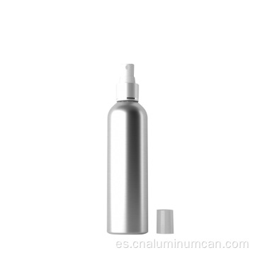 Botella de spray de champú de aluminio cosmético